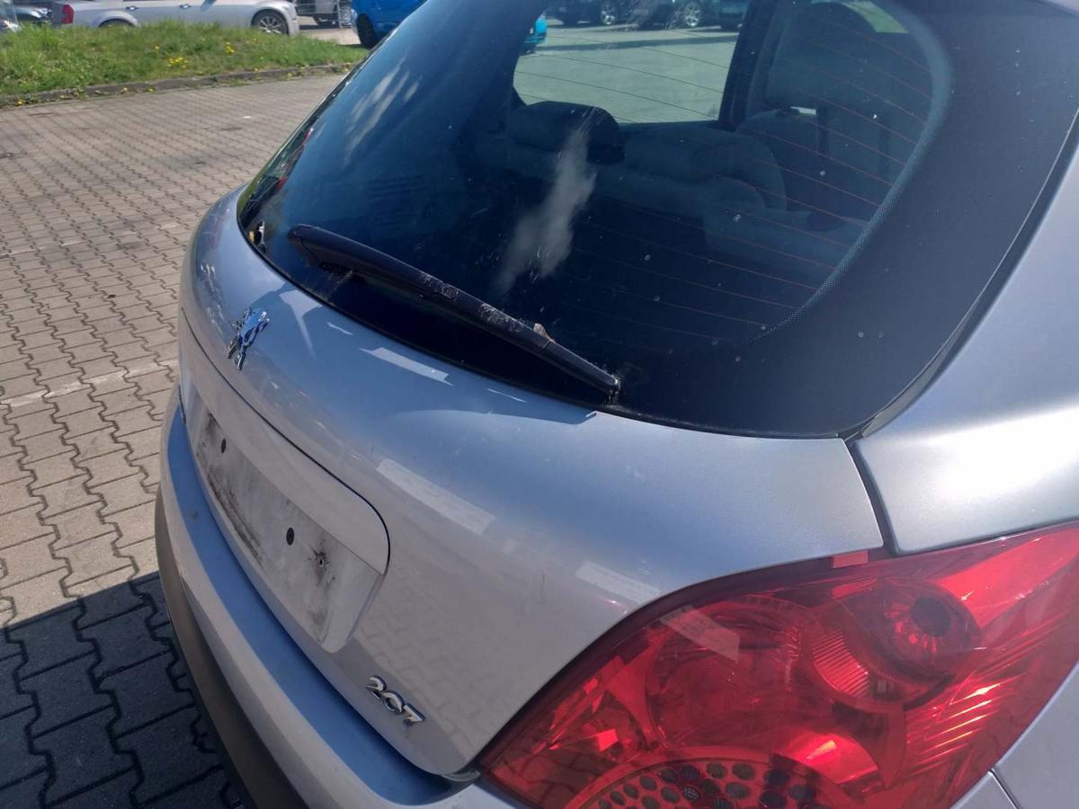 Peugeot 207 original Heckklappe mit Heckscheibe EZR Aluminium Grau Flie&szlig;heck Bj.2007
